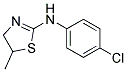 (4-CHLORO-PHENYL)-(5-METHYL-4,5-DIHYDRO-THIAZOL-2-YL)-AMINE Struktur