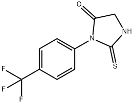 2-THIOXO-3-[4-(TRIFLUOROMETHYL)PHENYL]TETRAHYDRO-4H-IMIDAZOL-4-ONE Struktur