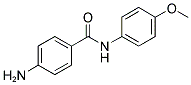 4-AMINO-N-(4-METHOXY-PHENYL)-BENZAMIDE Struktur