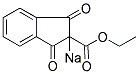 SODIUM-2-ETHOXYCARBONYLINDAN-1,3-DIONE Struktur