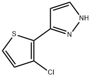 5-(3-CHLORO-2-THIENYL)-1H-PYRAZOLE Struktur