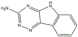 5H-[1,2,4]TRIAZINO[5,6-B]INDOL-3-AMINE Struktur