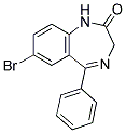 7-BROMO-5-PHENYL-1,3-DIHYDRO-2H-1,4-BENZODIAZEPIN-2-ONE Struktur