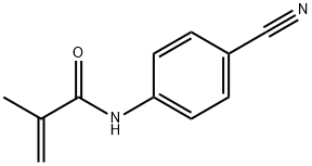 N-(4-CYANOPHENYL)-2-METHYLACRYLAMIDE Struktur
