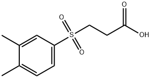 3-(3,4-DIMETHYL-BENZENESULFONYL)-PROPIONIC ACID Struktur