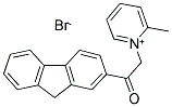 1-(9H-2-FLUORENYL)-2-(2-METHYL-1-PYRIDINIUMYL)-1-ETHANONE BROMIDE Struktur