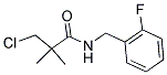 N1-(2-FLUOROBENZYL)-3-CHLORO-2,2-DIMETHYLPROPANAMIDE Struktur