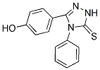 4-(5-PHENYL-4-THIOXO-2,3,5-TRIAZOLINYL)PHENOL Struktur