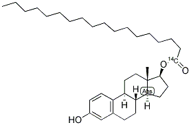 ESTRADIOL 17-OCTADECANOATE-1-14C Struktur