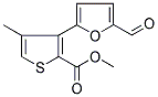 METHYL 3-(5-FORMYL-2-FURYL)-4-METHYLTHIOPHENE-2-CARBOXYLATE Struktur