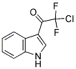 2-CHLORO-2,2-DIFLUORO-1-(1H-INDOL-3-YL)-1-ETHANONE Struktur