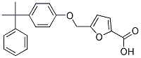 5-[4-(1-METHYL-1-PHENYL-ETHYL)-PHENOXYMETHYL]-FURAN-2-CARBOXYLIC ACID Struktur