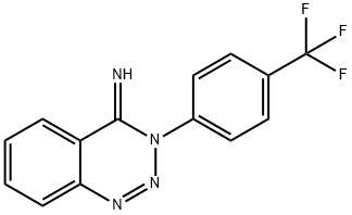 3-[4-(TRIFLUOROMETHYL)PHENYL]-1,2,3-BENZOTRIAZIN-4(3H)-IMINE Struktur