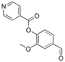 ISONICOTINIC ACID 4-FORMYL-2-METHOXY-PHENYL ESTER Struktur