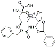 BENZYLIDENE CBZ-NEURAMINIC ACID Struktur