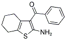 (2-AMINO-4,5,6,7-TETRAHYDRO-1-BENZOTHIEN-3-YL)(PHENYL)METHANONE Struktur