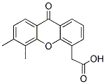 5,6-DIMETHYLXANTHEONONE-4-ACETIC ACID Struktur