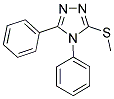 3-(METHYLSULFANYL)-4,5-DIPHENYL-4H-1,2,4-TRIAZOLE Struktur