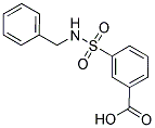 3-BENZYLSULFAMOYL-BENZOIC ACID Struktur