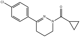 [3-(4-CHLOROPHENYL)-5,6-DIHYDRO-1(4H)-PYRIDAZINYL](CYCLOPROPYL)METHANONE Struktur