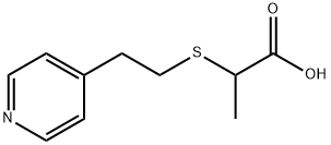 S-[2-(4-PYRIDYL)ETHYL] THIOLACTIC ACID Struktur