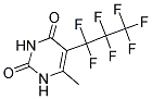 5-HEPTAFLUOROPROPYL-6-METHYLURACIL Struktur