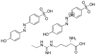 L-NMMA, DI-P-HYDROXYAZOBENZENE-P'-SULFONATE SALT Struktur