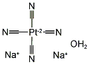 SODIUM TETRACYANOPLATINATE(II) HYDRATE Struktur