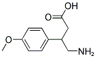 4-AMINO-3-(4-METHOXY-PHENYL)-BUTYRIC ACID Struktur