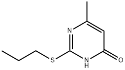 6-METHYL-2-(PROPYLTHIO)PYRIMIDIN-4-OL Struktur