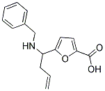 5-[1-(BENZYLAMINO)BUT-3-ENYL]-2-FUROIC ACID Struktur