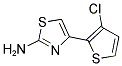 4-(3-CHLORO-2-THIENYL)-1,3-THIAZOL-2-AMINE Struktur