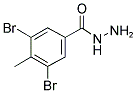 3,5-DIBROMO-4-METHYLBENZOIC HYDRAZIDE Struktur