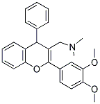 (2-(3,4-DIMETHOXYPHENYL)-4-PHENYL-4H-CHROMEN-3-YL)-N,N-DIMETHYLMETHANAMINE Struktur