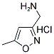 5-METHYL-ISOXAZOL-3-YLMETHYLAMINE HCL Struktur