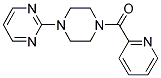 2-PYRIDYL 4-PYRIMIDIN-2-YLPIPERAZINYL KETONE Struktur