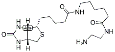 2-(((N-(BIOTINOYL)AMINO)HEXANOYL)AMINO)ETHYLAMINE Struktur