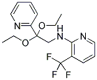 N-[2,2-DIETHOXY-2-(PYRIDIN-2-YL)ETHYL]-3-(TRIFLUOROMETHYL)-2-PYRIDINAMINE Struktur