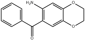 (7-AMINO-2,3-DIHYDRO-BENZO[1,4]DIOXIN-6-YL)-PHENYL-METHANONE Struktur