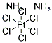 CIS-PLATINUM DIAMMINE HEXACHLORIDE Struktur