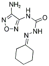 CYCLOHEXAN-1-ONE N-(4-AMINO-1,2,5-OXADIAZOL-3-YL)SEMICARBAZONE Struktur