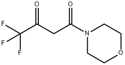 4,4,4-TRIFLUORO-1-MORPHOLINO-1,3-BUTANEDIONE Struktur