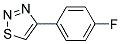 4-(4-FLUOROPHENYL)-1,2,3-THIADIAZOLE Struktur