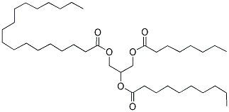 1-PALMITIN-2-LINOLEIN-3-STEARIN Struktur