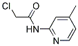 2-CHLORO-N-(4-METHYLPYRIDIN-2-YL)ACETAMIDE Struktur