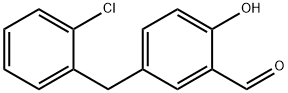 5-(2-CHLOROBENZYL)-2-HYDROXYBENZALDEHYDE Struktur