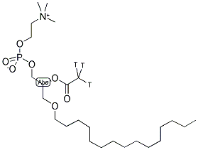 HEXADECYL PAF, (ACETYL 3H)- Struktur