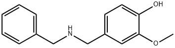 4-(BENZYLAMINO-METHYL)-2-METHOXY-PHENOL Struktur