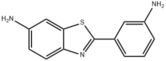 2-(3-AMINO-PHENYL)-BENZOTHIAZOL-6-YLAMINE Struktur