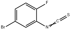 2-BROMO-5-FLUOROPHENYL ISOTHIOCYANATE Struktur